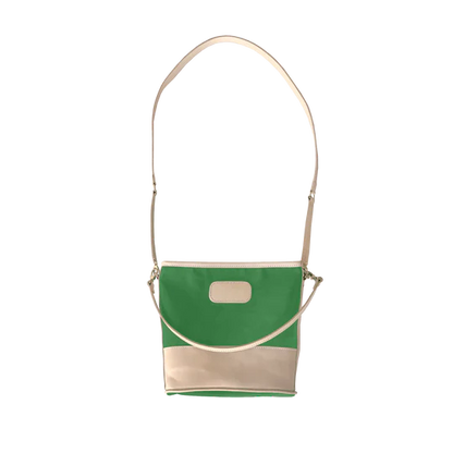 Letita (Order in any color!) Crossbodies Jon Hart Kelly Green Coated Canvas  