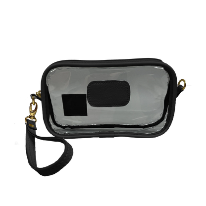 Clear Wristlet (Order in any color!) Wristlet Jon Hart Black Leather  
