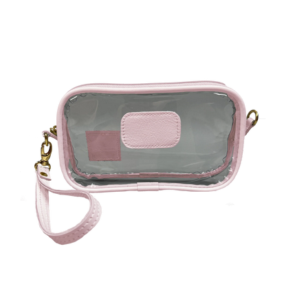 Clear Wristlet (Order in any color!) Wristlet Jon Hart Blush Leather  