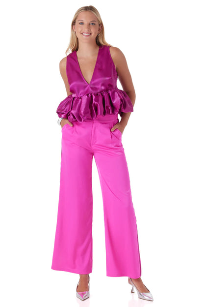 Hazel Tank - Pink Party Dressy Tops Crosby   