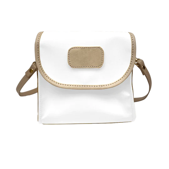 Lillie Crossbody (Order in any color!) Crossbodies Jon Hart White Coated Canvas