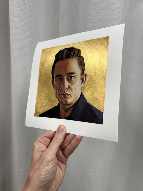 Johnny Cash Print Art Print Sarah Heinbaugh