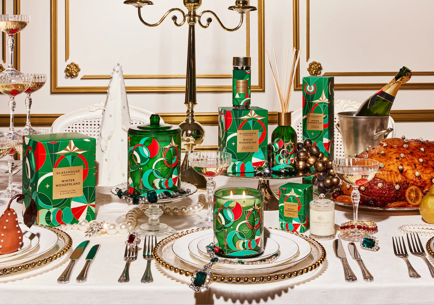 Christmas Bauble Mini Candle - Kyoto In Bloom Candles Glasshouse Fragrances