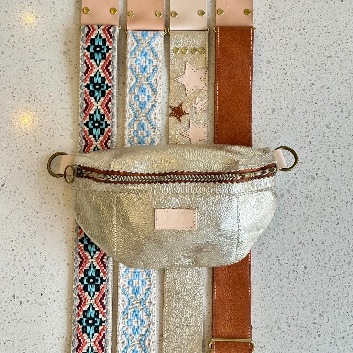 Better Than A Fanny Pack - Metallic (Pouch Only) Fanny Packs Indigo Laine