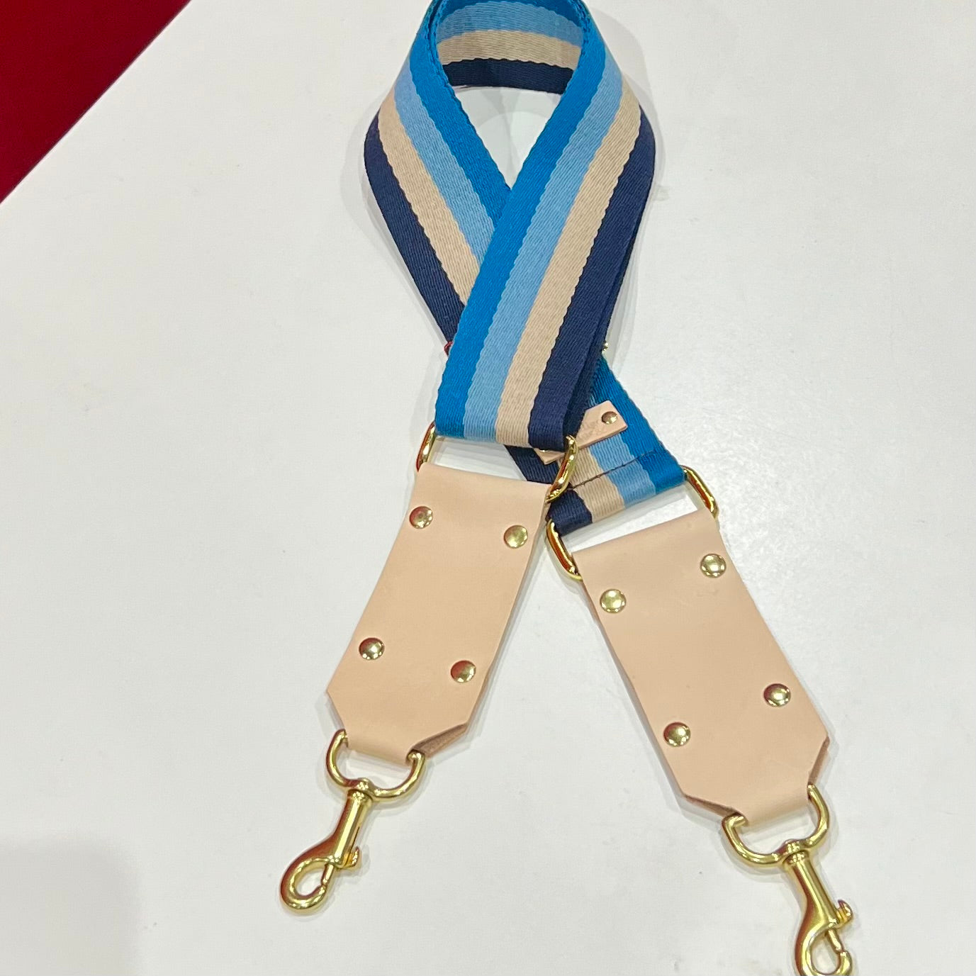 Fancy Strap - Blue/Tan/Navy Fanny Packs Indigo Laine