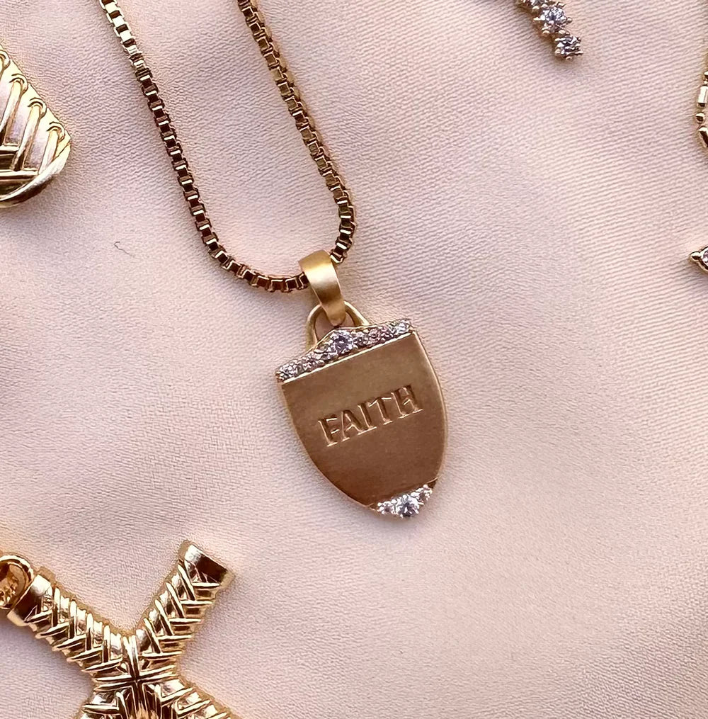 Shield of Faith Necklace NECKLACES JOY DRAVECKY