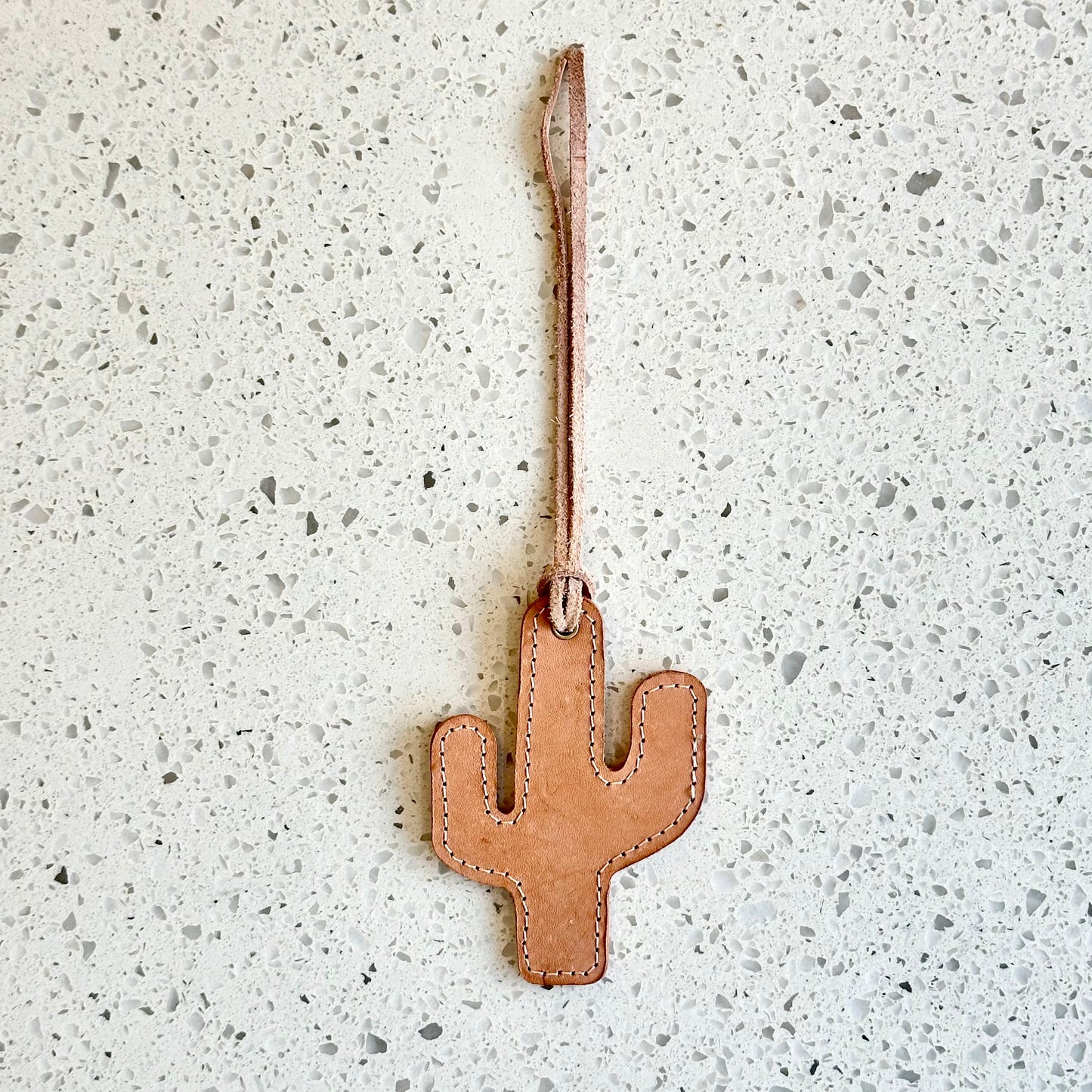 Cactus Purse Charm - Camel & Natural HANDBAGS Indigo Laine