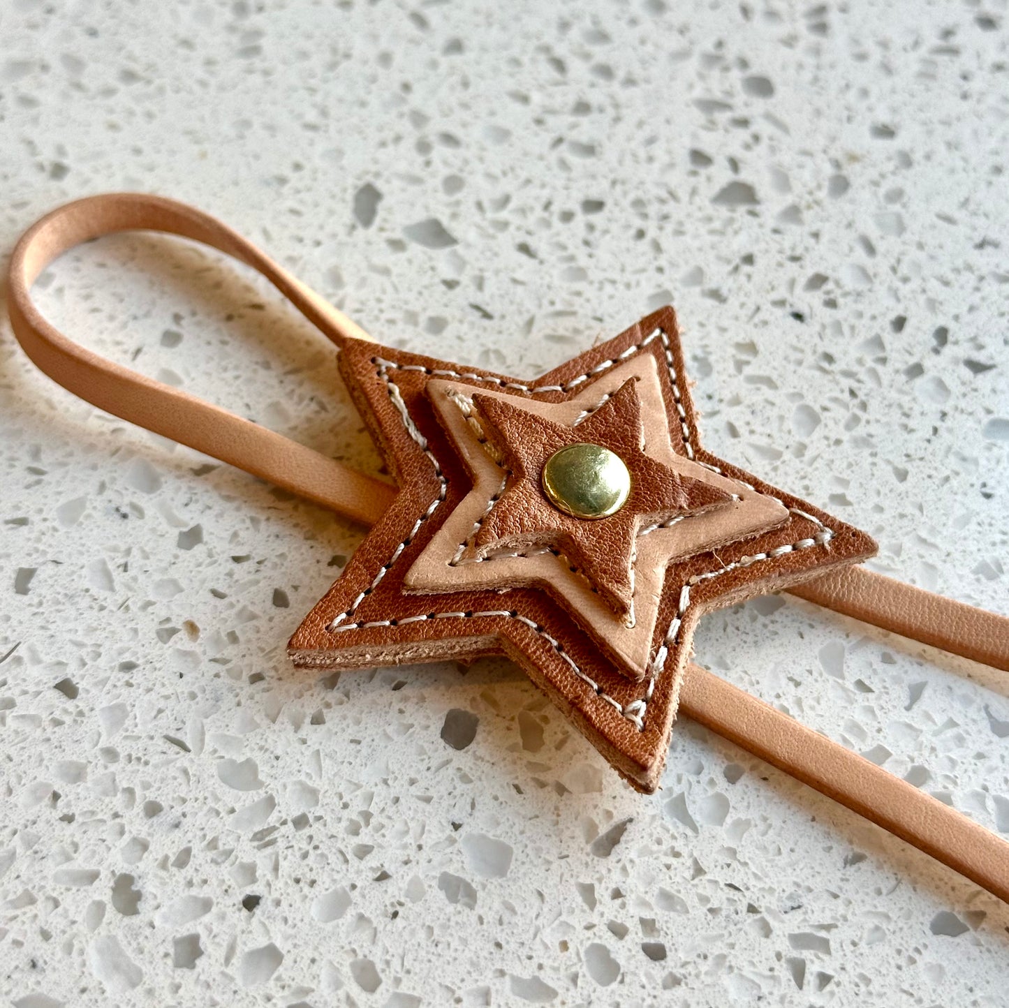 Multi Starburst Purse Charm - Camel HANDBAGS Indigo Laine