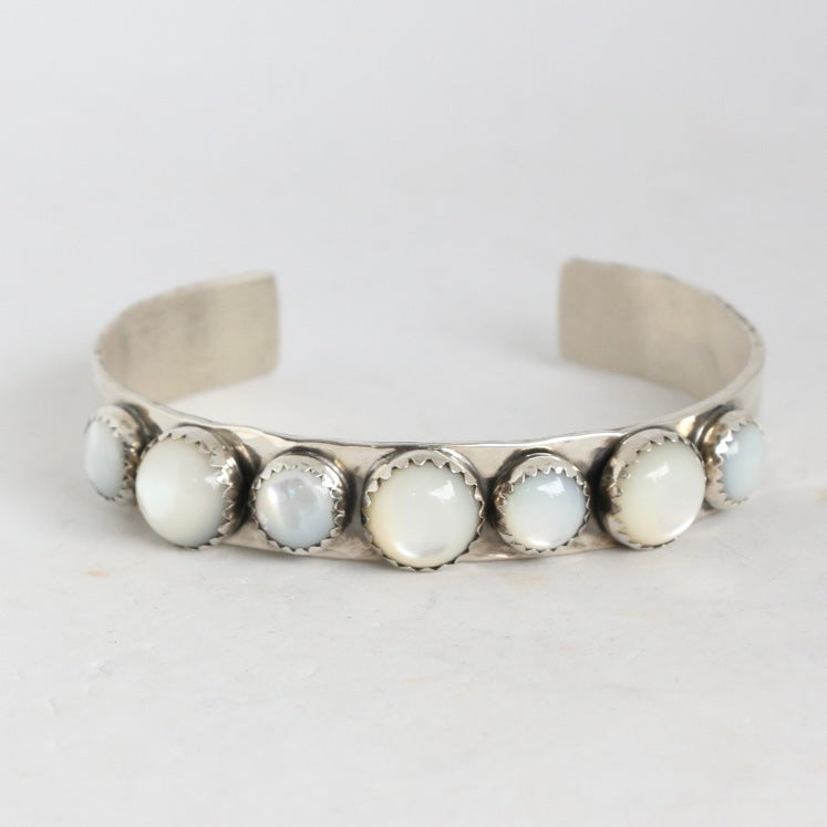 10mm 7 Alternating MOP Sterling Cuff Cuffs Richard Schmidt