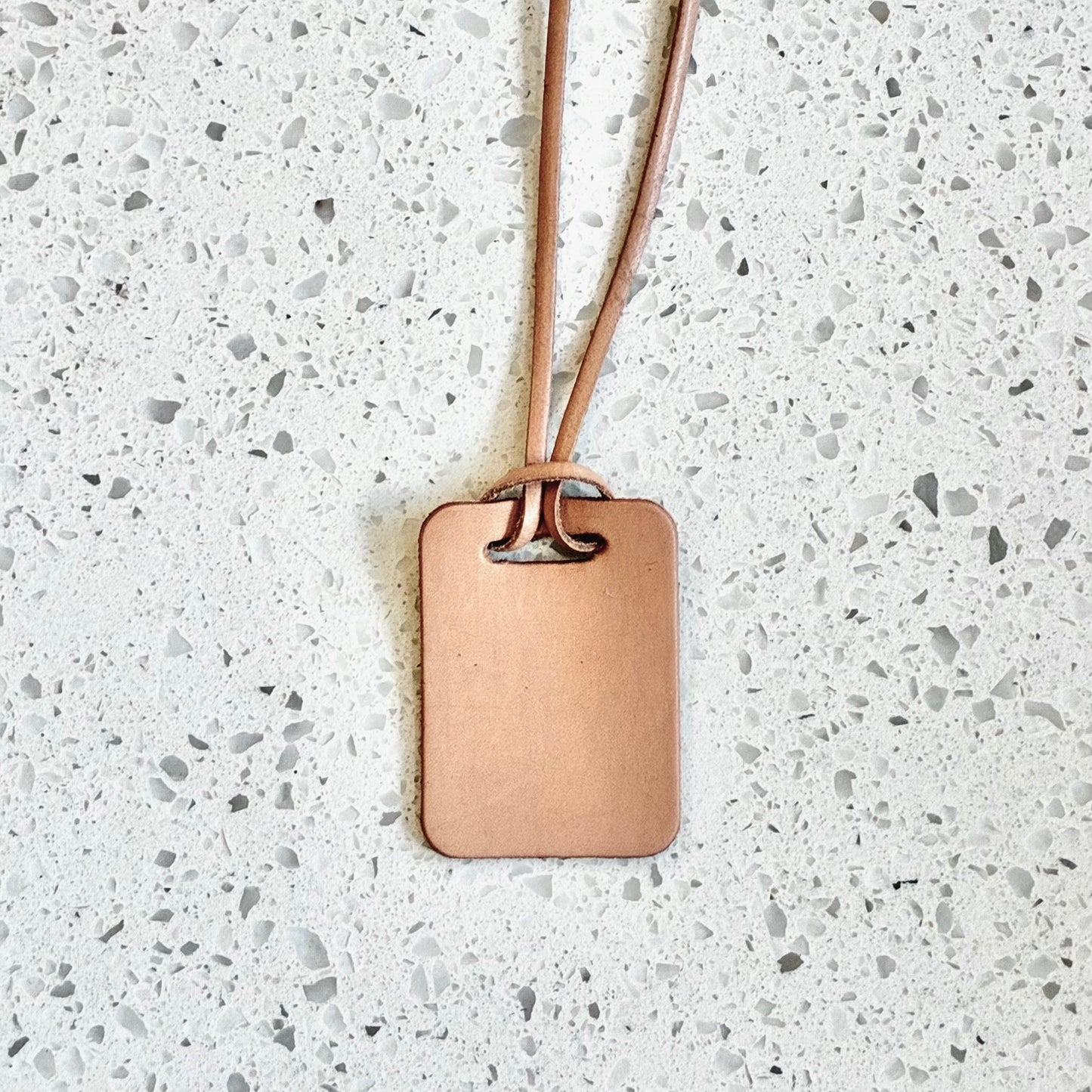 Little Tag Purse Charm - Natural Indigo Laine