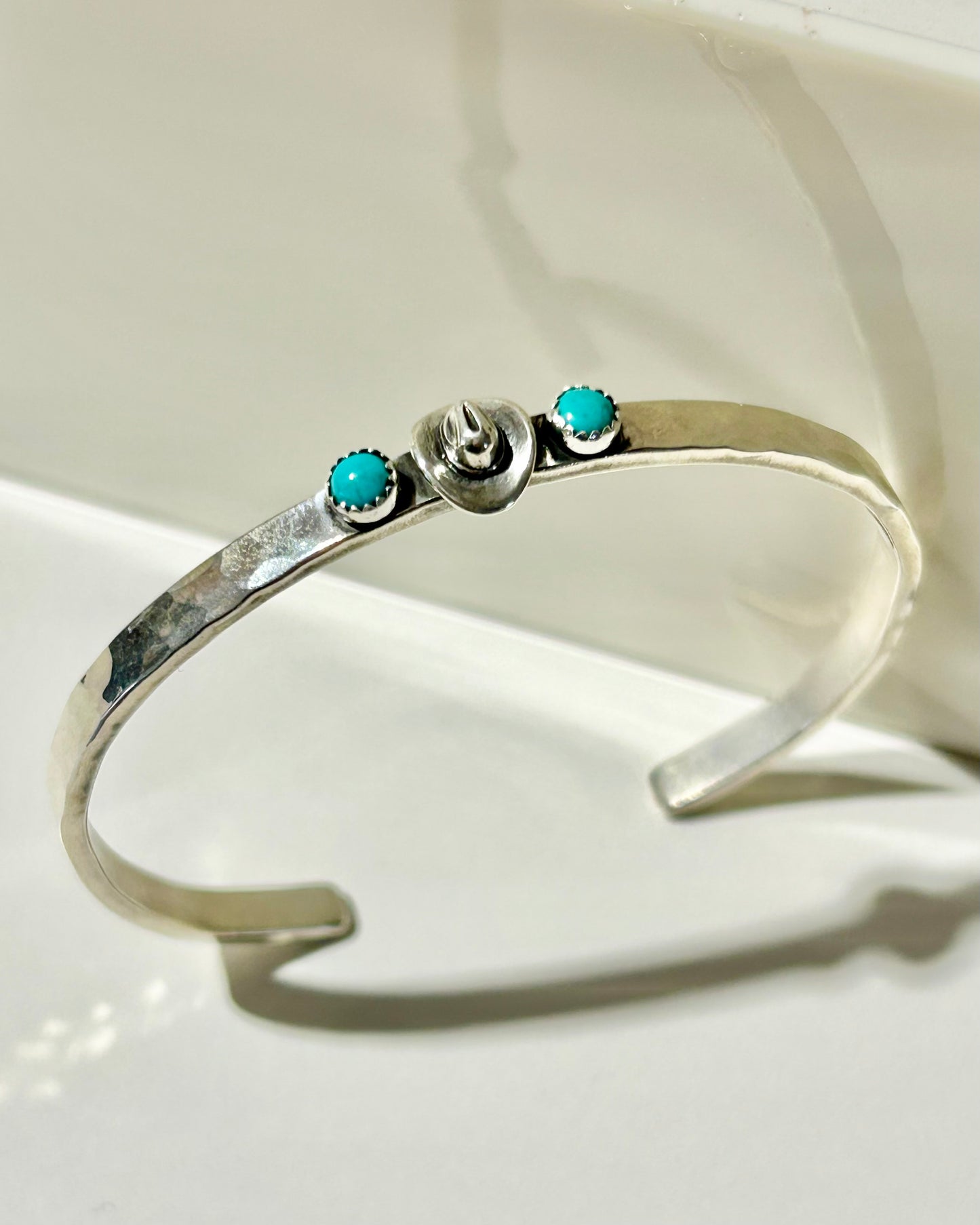 4mm Cowboy Hat with Turquoise Cuff Cuffs Richard Schmidt