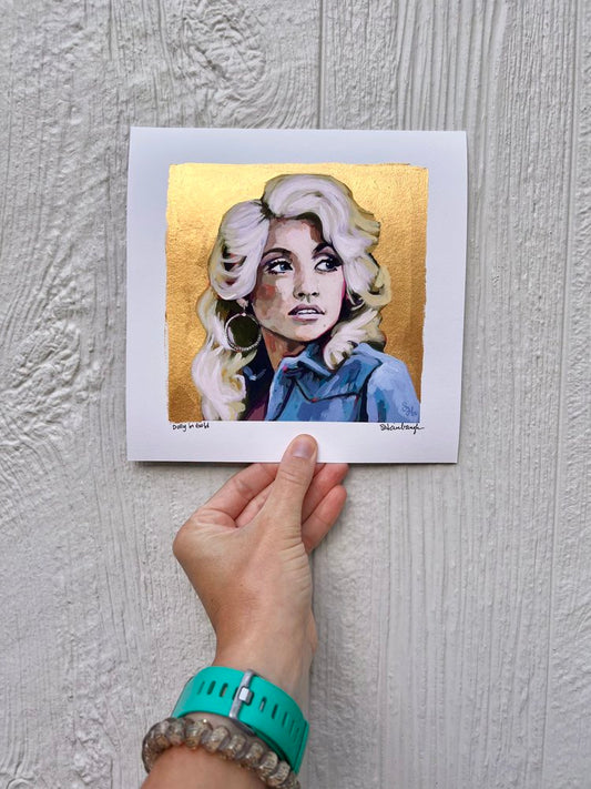 Dolly Parton Print Art Print Sarah Heinbaugh   