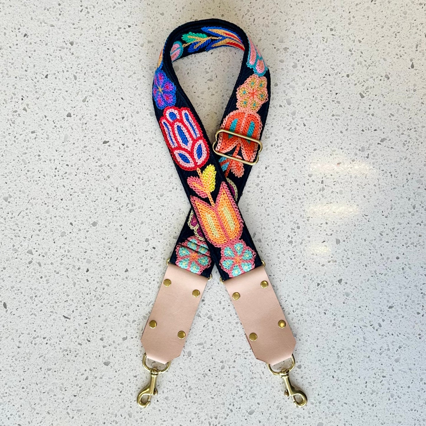 Fancy Strap - Black Floral Fancy Straps Indigo Laine