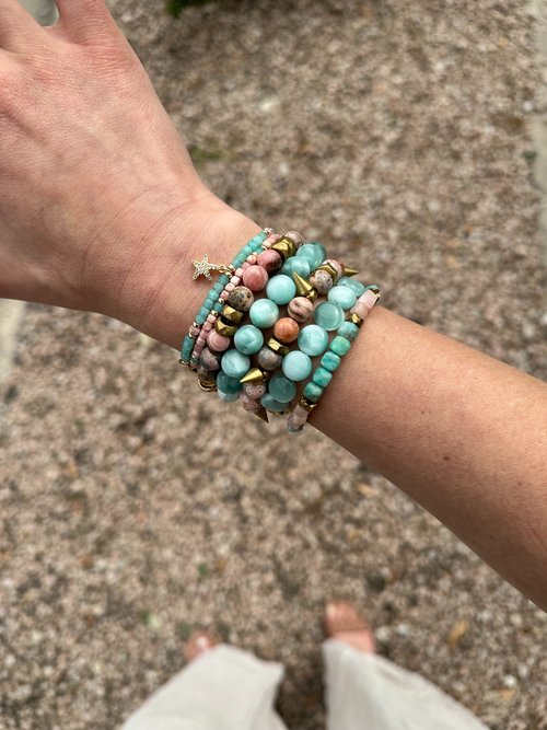 Remix Bracelet Green Moonstone Bracelets Rachel Nathan