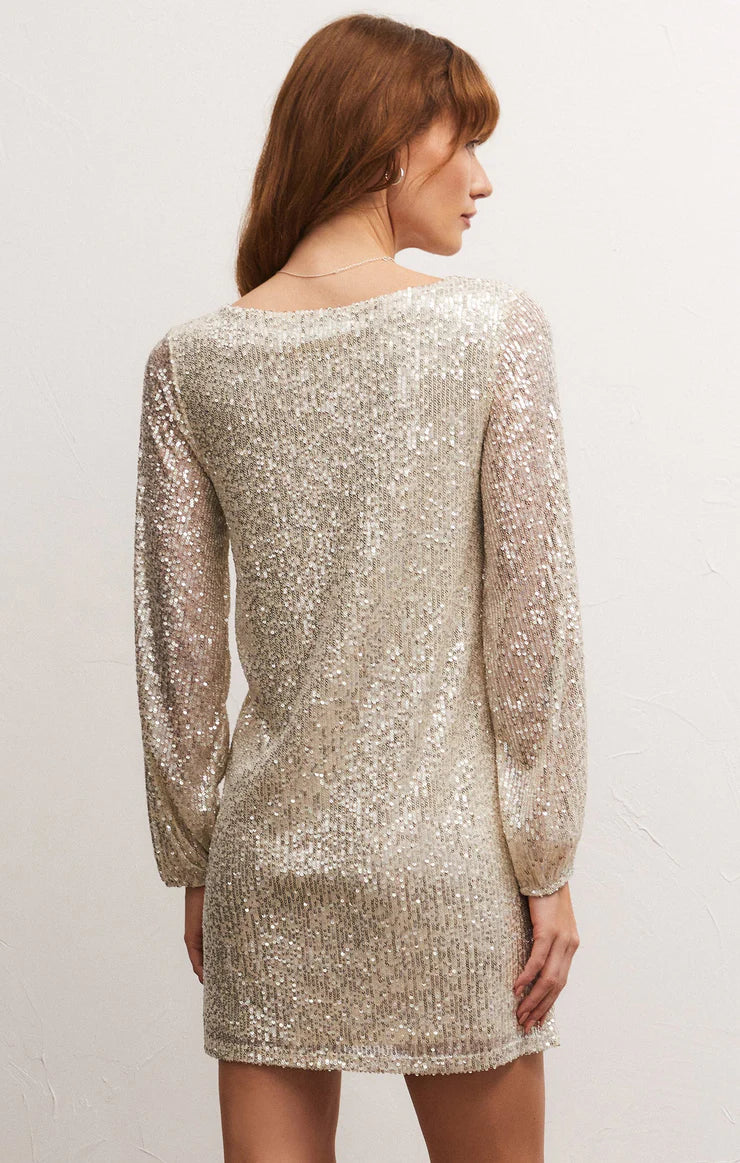 Andromeda Sequin Mini Dress - Stardust Mini Dresses Z-Supply   
