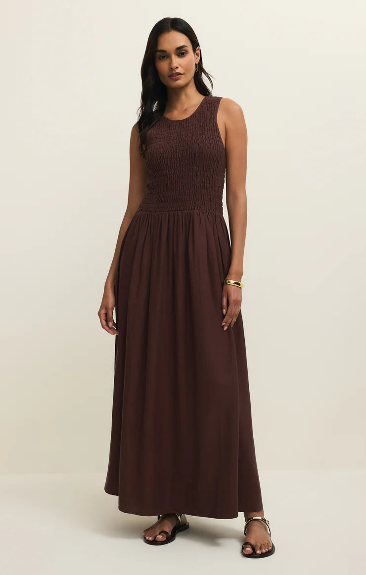 Juniper Maxi Dress - Chocolate Cherry Dress Z Supply