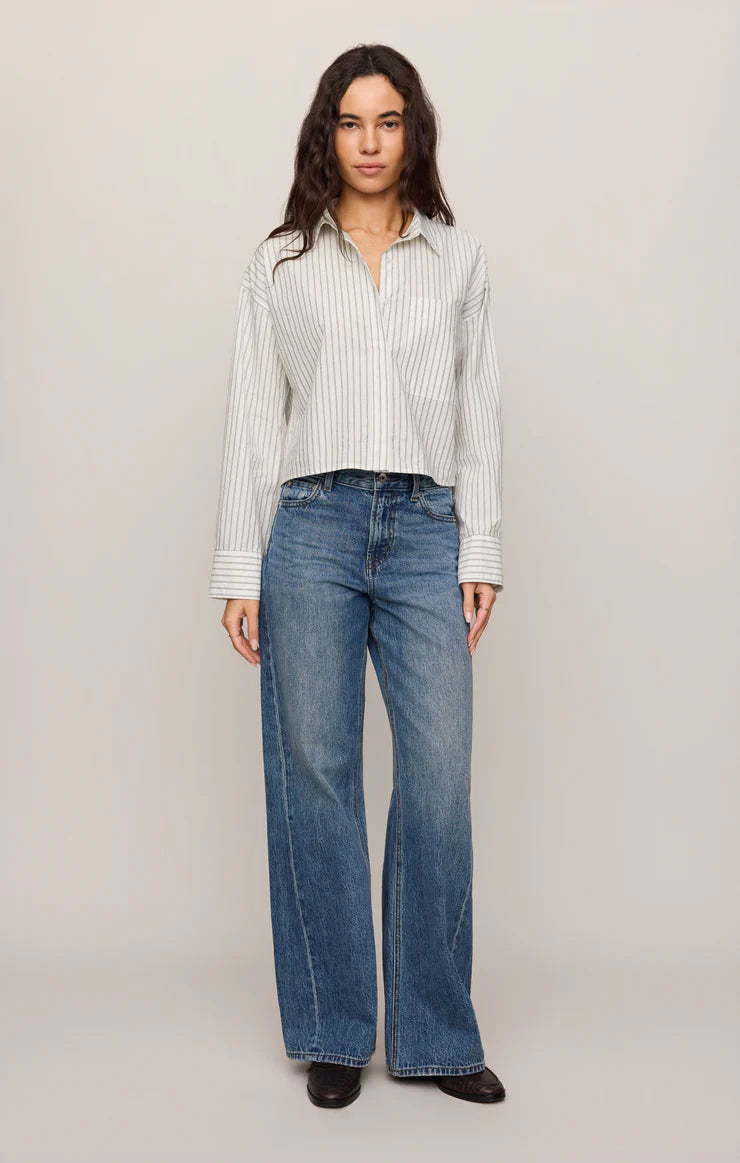 Favorite Striped Button Up Top - Dreamstate