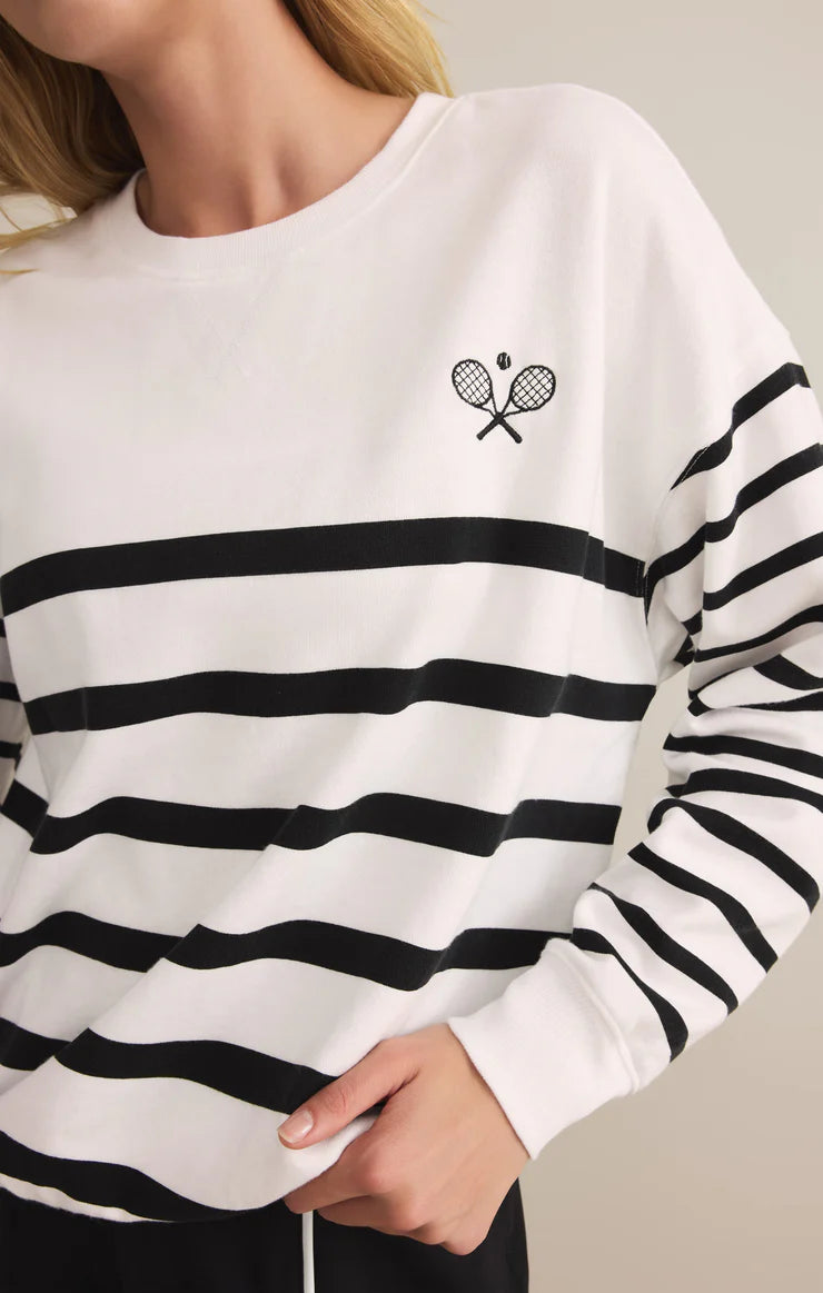 Palisades Sweatshirt - White TOP Z Supply