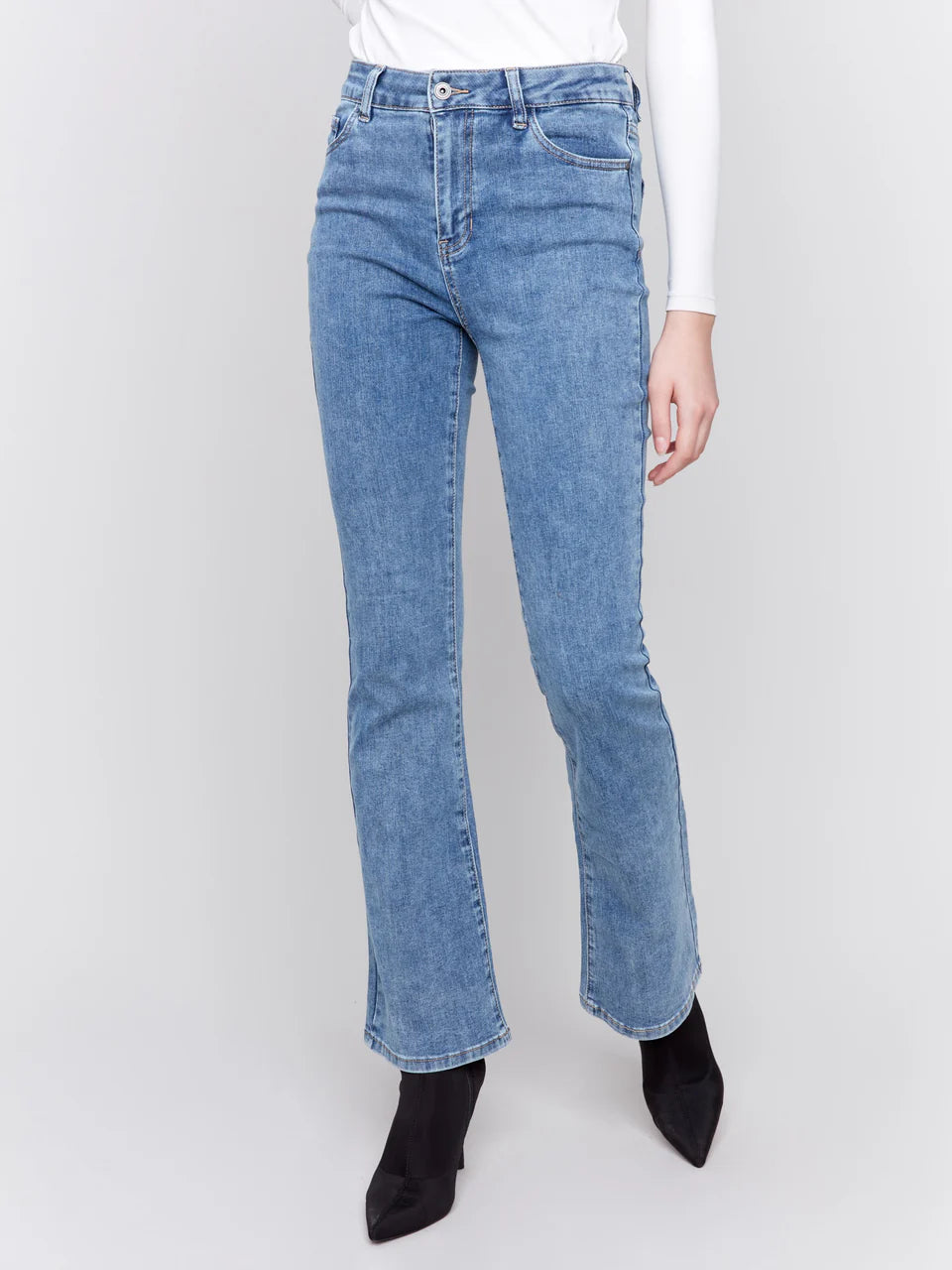 Bootcut Jeans - Medium Blue Jeans Charlie B