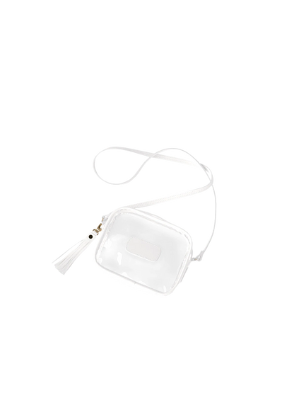 Clear Lola (Order in any color!) Crossbodies Jon Hart White Leather  