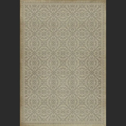 Vinyl Floor Mat - Pattern 21 the White Rabbit Rectangle spicher and co Rectangle: 52x76  