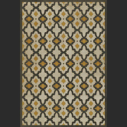 Vinyl Floor Mat - Pattern 31 Rajha Rectangle spicher and co Rectangle: 52x76  