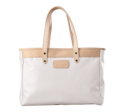 Bebita (Order in any color!) Totes Jon Hart White Coated Canvas  