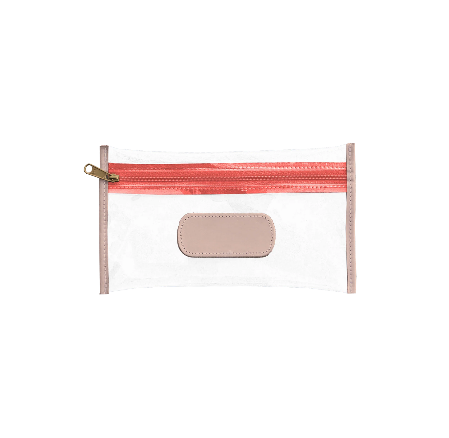 Clear Pouch (Order in any color!) Pouches/Small Bags Jon Hart Coral Coated Canvas  