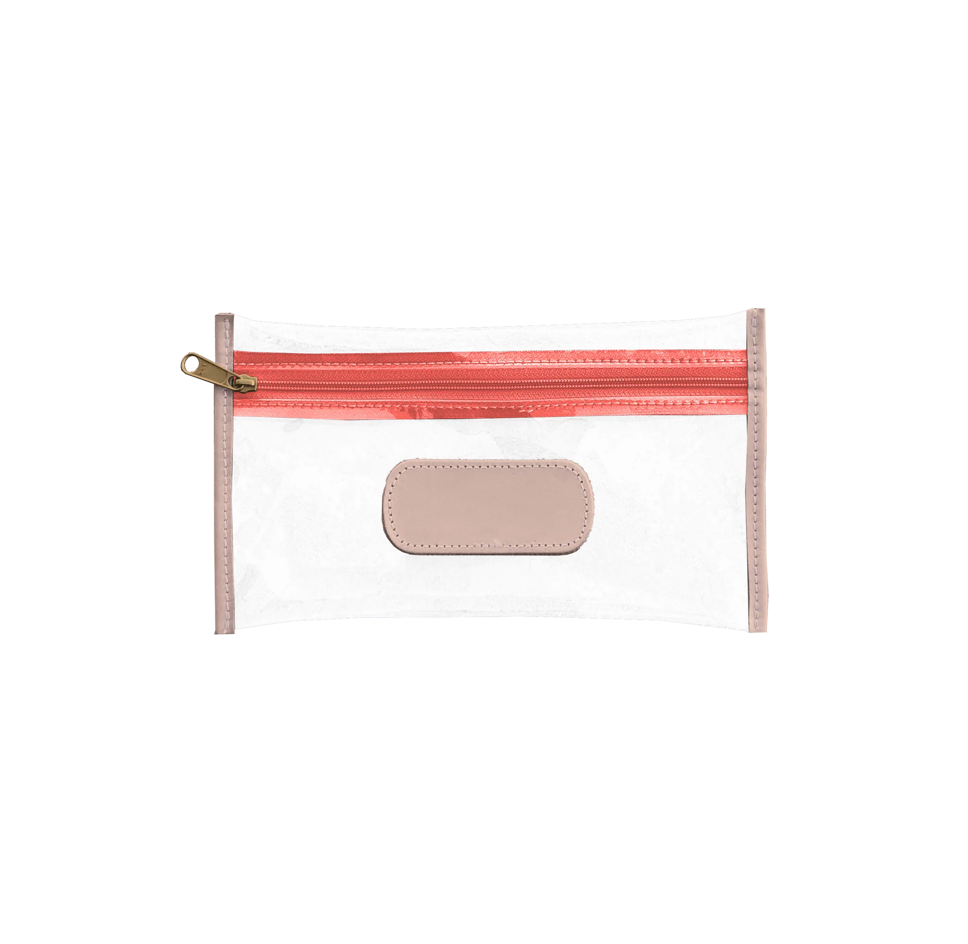 Clear Pouch (Order in any color!) Pouches/Small Bags Jon Hart Coral Coated Canvas  