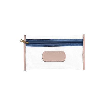 Clear Pouch (Order in any color!) Pouches/Small Bags Jon Hart Navy Webbing  