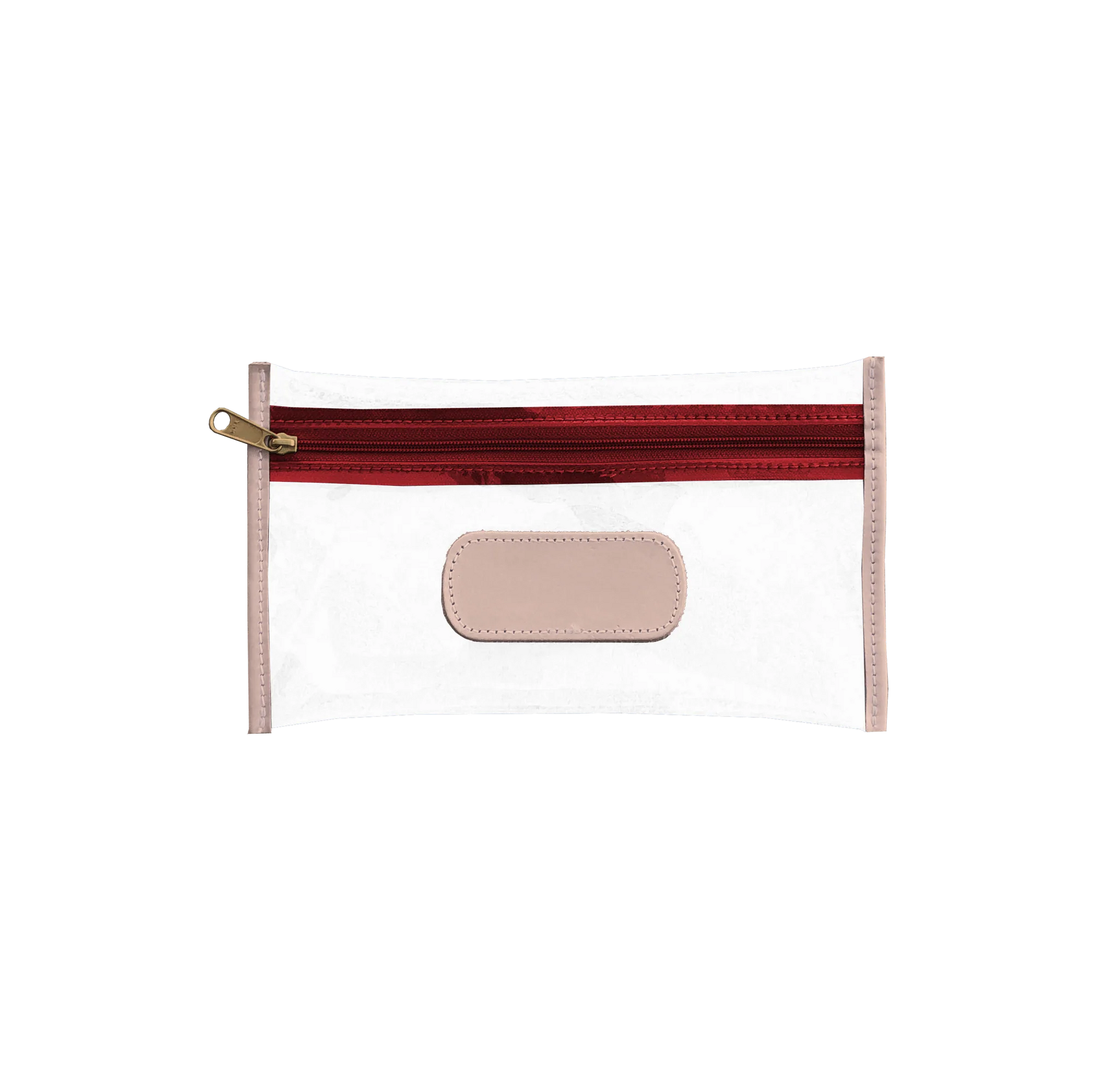 Clear Pouch (Order in any color!) Pouches/Small Bags Jon Hart Red Webbing  