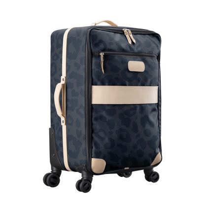 360 Large Wheels + Garment Sleeve (Order in any color!) Suitcases Jon Hart Dark Leopard Coated Canvas  