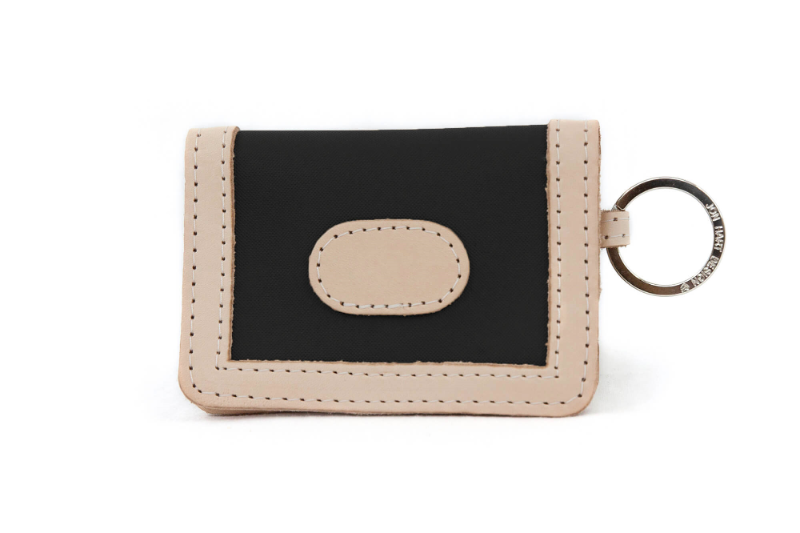 ID Wallet (Order in any color!) Wallets Jon Hart Black Coated Canvas  