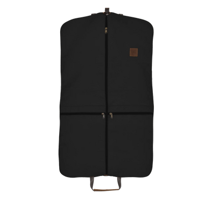 JH Two-Suiter (Order in any color!) Garment Bags Jon Hart Black Cotton Canvas  