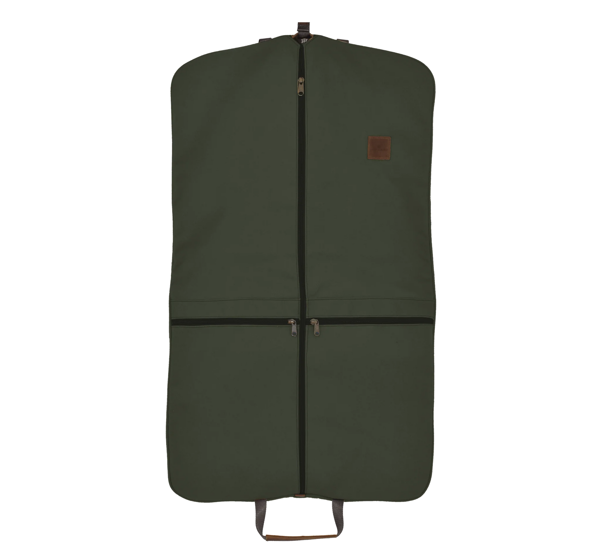 JH Two-Suiter (Order in any color!) Garment Bags Jon Hart Olive Cotton Canvas  