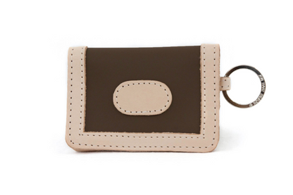 ID Wallet (Order in any color!) Wallets Jon Hart Espresso Coated Canvas  