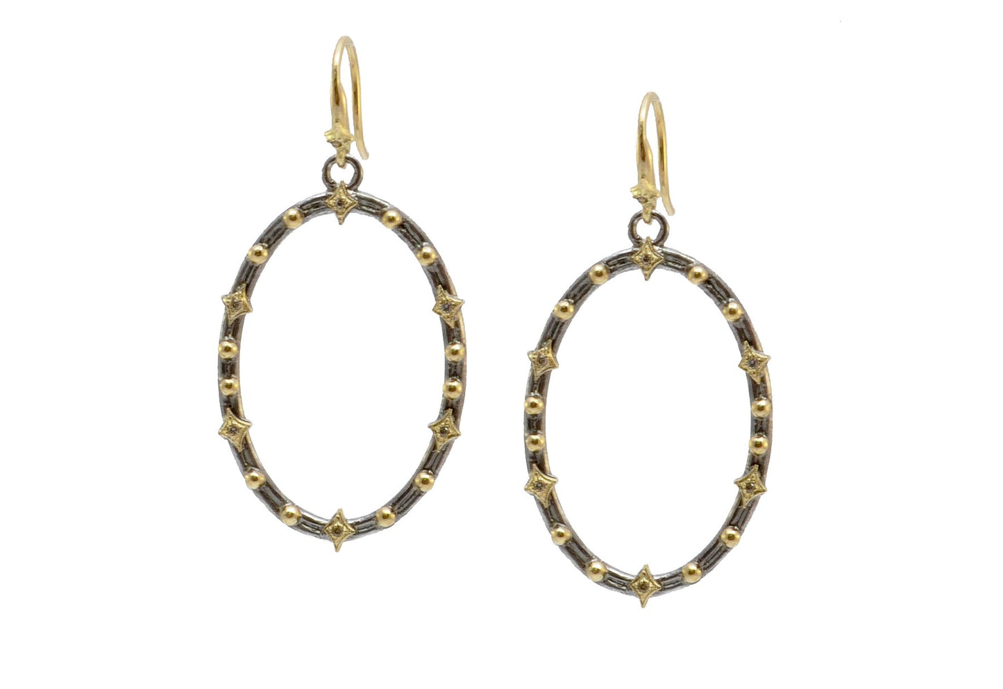 Open Oval Crivelli Drop Earrings Earrings Armenta
