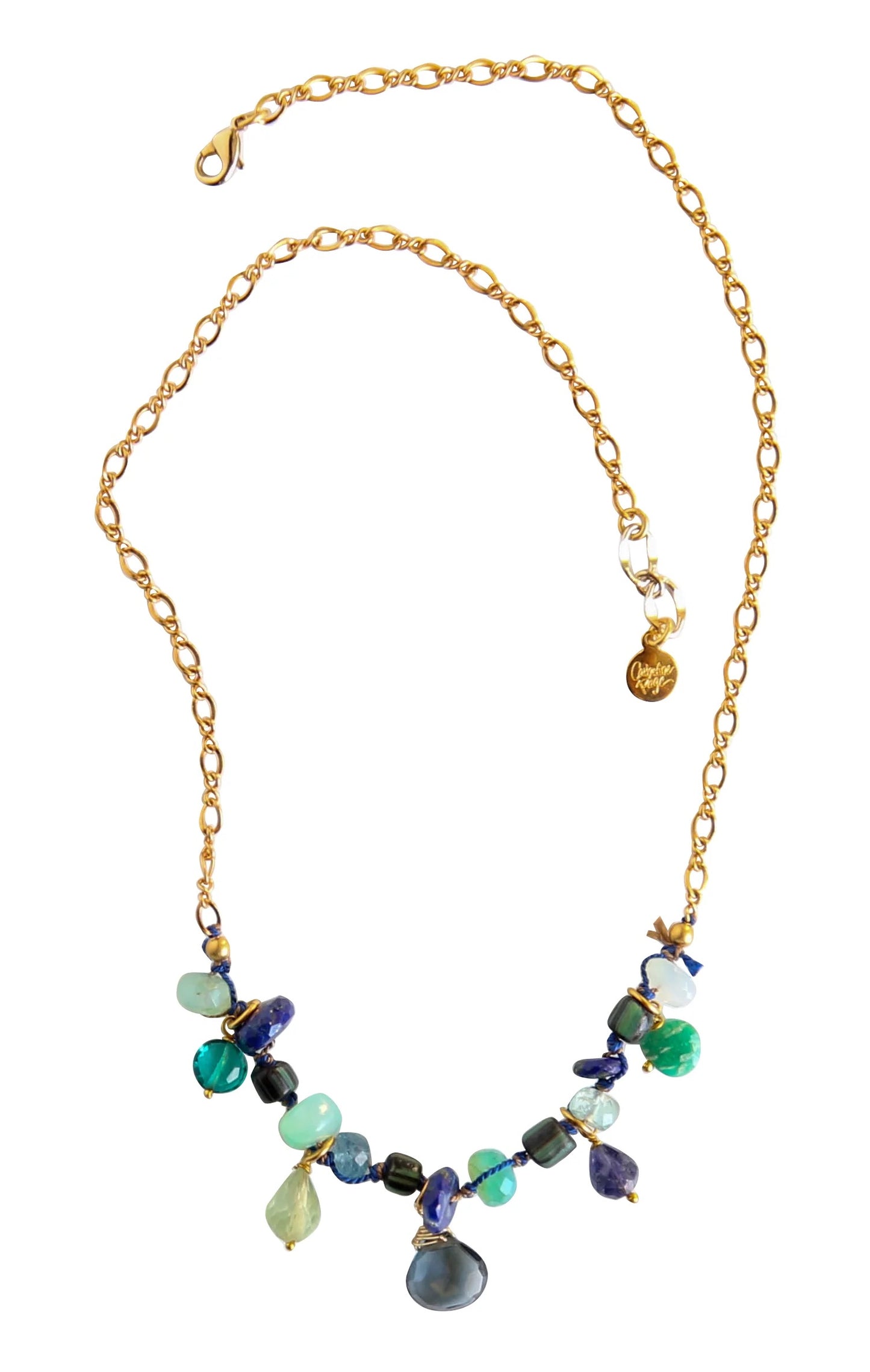 Twig Knotted Necklace Blues Necklace Catherine Page