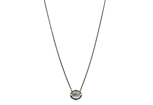 Peruvian Opal Pendant Necklace Necklaces Armenta   