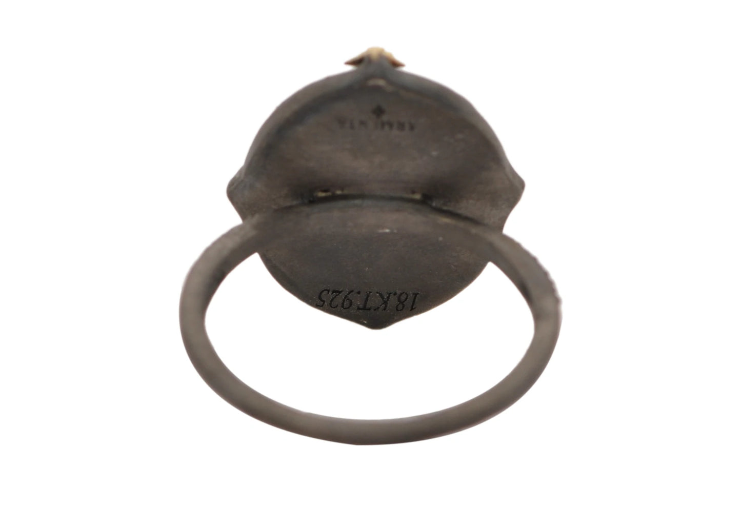 Peruvian Opal and Modern Crivelli Statement Ring Rings Armenta