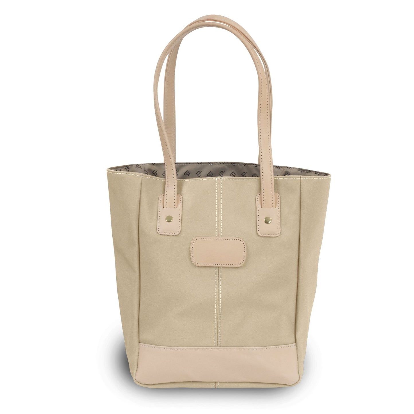 Alamo Heights Tote (Order in any color!) Totes Jon Hart Tan Coated Canvas  