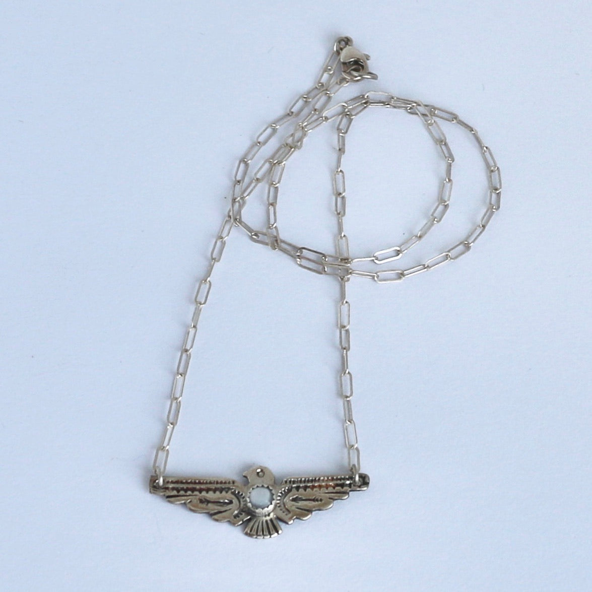 Thunderbird with Mother of Pearl Necklace Necklaces Richard Schmidt