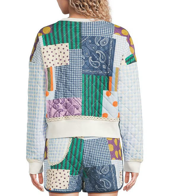Patchwork Pretty Sweatshirt TOP Poppy & Pine