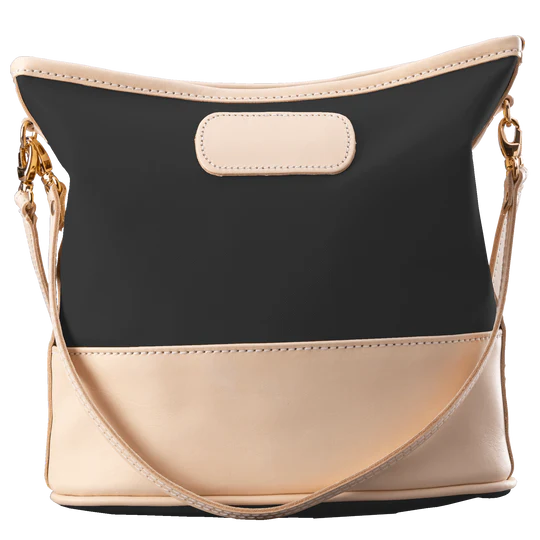 Letita (Order in any color!) Crossbodies Jon Hart Black Coated Canvas