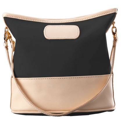Letita (Order in any color!) Crossbodies Jon Hart Black Coated Canvas