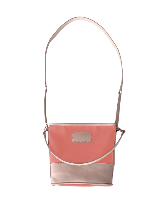 Letita (Order in any color!) Crossbodies Jon Hart Coral Coated Canvas  