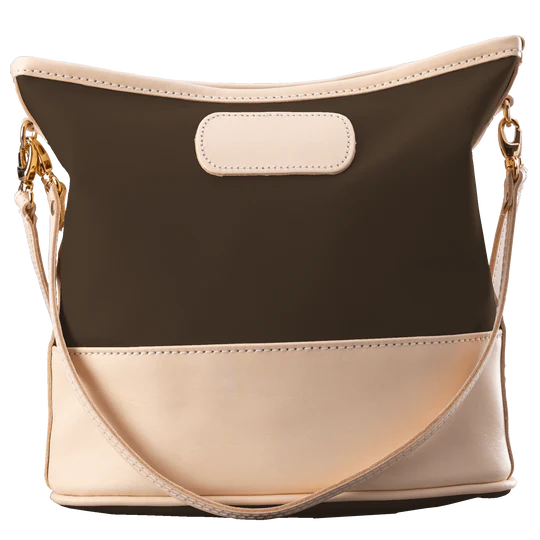 Letita (Order in any color!) Crossbodies Jon Hart Espresso Coated Canvas