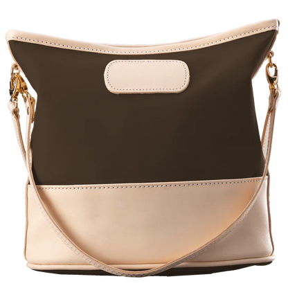 Letita (Order in any color!) Crossbodies Jon Hart Espresso Coated Canvas