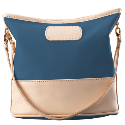 Letita (Order in any color!) Crossbodies Jon Hart French Blue Coated Canvas