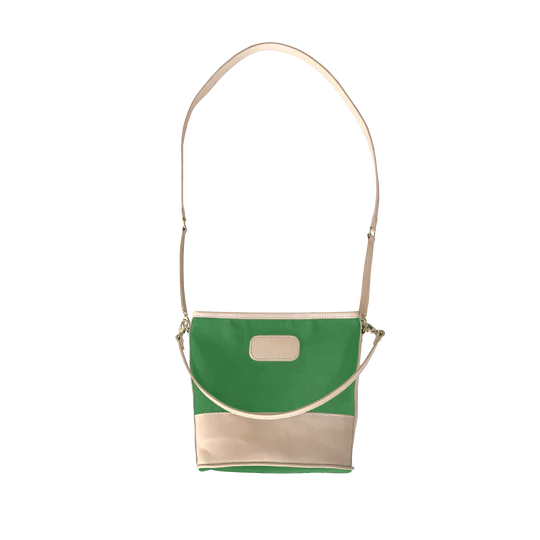 Letita (Order in any color!) Crossbodies Jon Hart Kelly Green Coated Canvas  